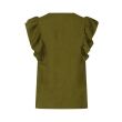 City Life polyester Dames blouse km kort Direct leverbaar uit de webshop van www.lots-of-fashion.nl/