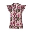 City Life viscose/polyamide Dames blouse km kort Direct leverbaar uit de webshop van www.lots-of-fashion.nl/