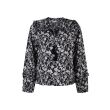 CL Essentials viscose/lurex Dames blouse lm kort Direct leverbaar uit de webshop van www.lots-of-fashion.nl/