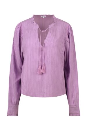 lizzi lou Dames blouse lm kort lizzi lou Sinne Z80445 15-3720 lilac breeze