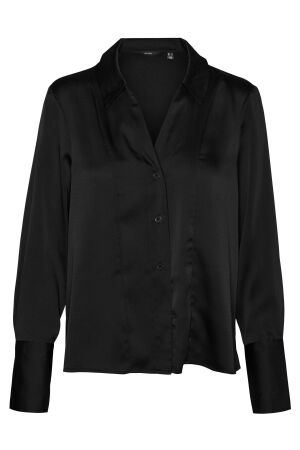 Vero Moda Dames blouse lm kort Vero Moda 10298906 black