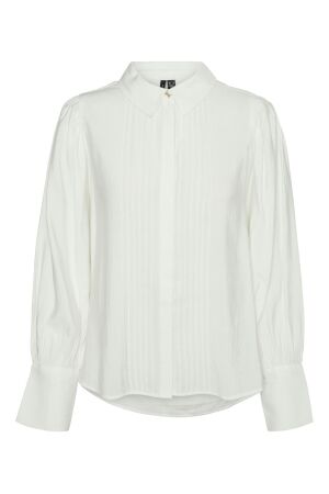 Vero Moda Dames blouse lm kort Vero Moda 10317626 snow white