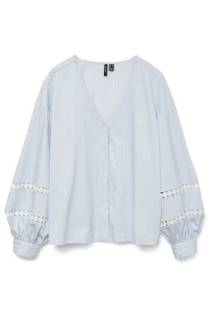 Vero Moda 10331724 CASHMERE BLUE/SNOW WHITE STRIPES