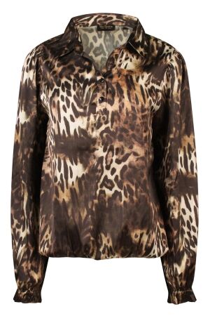 So Soire Dames blouse lm kort So Soire Cato W10455 panterdessin kit