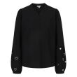 lizzi lou polyester/elasthan Dames blouse lm kort Direct leverbaar uit de webshop van www.lots-of-fashion.nl/