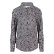 City Life viscose/elasthan Dames blouse lm kort Direct leverbaar uit de webshop van www.lots-of-fashion.nl/