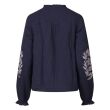 lizzi lou katoen Dames blouse lm kort Direct leverbaar uit de webshop van www.lots-of-fashion.nl/