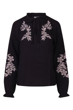 lizzi lou Dames blouse lm kort lizzi lou Denise W10534 black