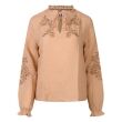 lizzi lou katoen Dames blouse lm kort Direct leverbaar uit de webshop van www.lots-of-fashion.nl/