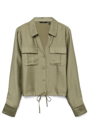 Vero Moda Dames blouse lm kort Vero Moda 10329452 mermaid