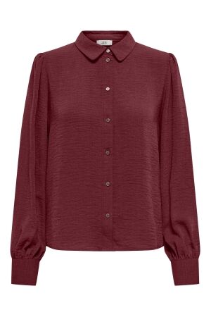 Jacqueline de Yong Dames blouse lm kort Jacqueline de Yong 15283183 CABERNET