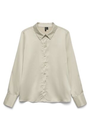 Vero Moda Dames blouse lm kort Vero Moda 10334598 pumice stone