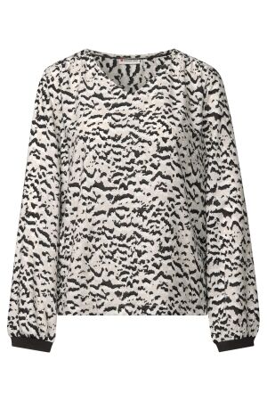 Street One Dames blouse lm kort Street One 345976 37019 morning beige