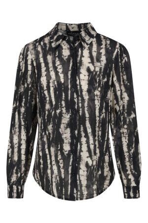 Elvira Casuals Dames blouse lm kort Elvira Casuals E25-006 1035 winter tie dye