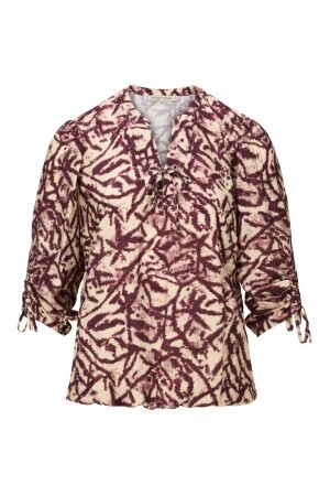 Dreamstar Dames blouson lm kort Dreamstar W25 115 Skyler burgundy mix