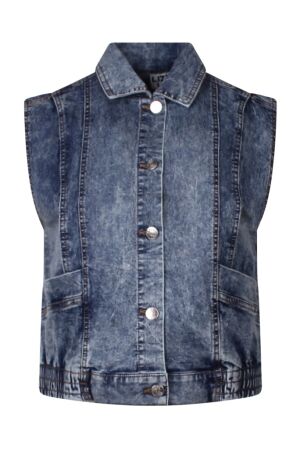 lizzi lou Dames jasje zm lizzi lou Leandra lds Z90566 as vj24 bleached denim