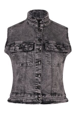 So Soire Dames jasje zm So Soire Agata W10603 grey denim