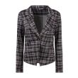 So Soire polyester/lurex/elasthan Dames blazer lang Direct leverbaar uit de webshop van www.lots-of-fashion.nl/