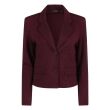 So Soire viscose/nylon/elasthan Dames blazer lang Direct leverbaar uit de webshop van www.lots-of-fashion.nl/