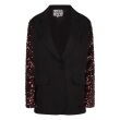 lizzi lou polyester/elasthan Dames blazer lang Direct leverbaar uit de webshop van www.lots-of-fashion.nl/