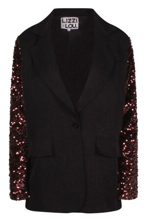 lizzi lou Dames blazer lang lizzi lou 404151 W10520 bordeaux