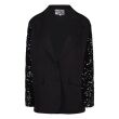 lizzi lou polyester/elasthan Dames blazer lang Direct leverbaar uit de webshop van www.lots-of-fashion.nl/