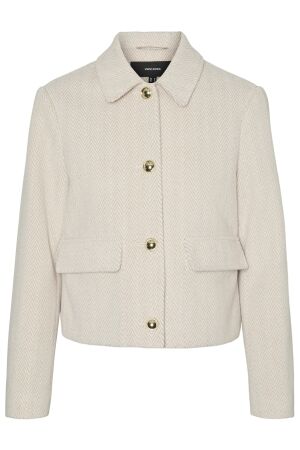 Vero Moda Dames jack kort Vero Moda 10320574 silver mink
