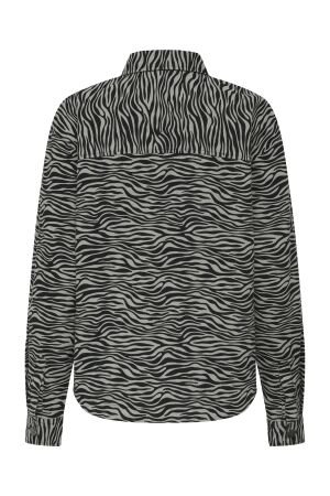 Jacqueline de Yong 15343450 ULTIMATE GREY AOP BLACK ZEBRA