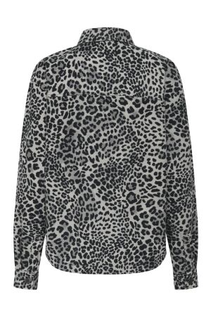 Jacqueline de Yong Dames jack kort Jacqueline de Yong 15343450 VAPOR BLUE AOP BLACK