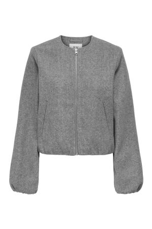 Jacqueline de Yong Dames jack kort Jacqueline de Yong 15359340 medium grey melange