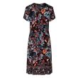 City Life viscose/elasthan Dames jurk amg Direct leverbaar uit de webshop van www.lots-of-fashion.nl/