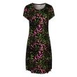 City Life viscose/elasthan Dames jurk amg Direct leverbaar uit de webshop van www.lots-of-fashion.nl/