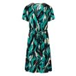 City Life viscose/elasthan Dames jurk amg Direct leverbaar uit de webshop van www.lots-of-fashion.nl/