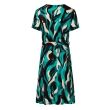 City Life viscose/elasthan Dames jurk amg Direct leverbaar uit de webshop van www.lots-of-fashion.nl/