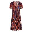 City Life viscose/elasthan Dames jurk amg Direct leverbaar uit de webshop van www.lots-of-fashion.nl/