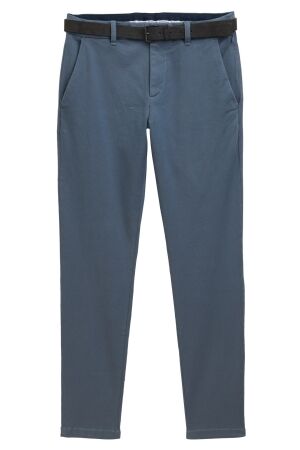 Tom Tailor Heren broek strak Tom Tailor 1037547 38811 teal grey