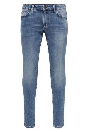 Only and Sons Heren broek denim strak Only and Sons 22018653 denim blue