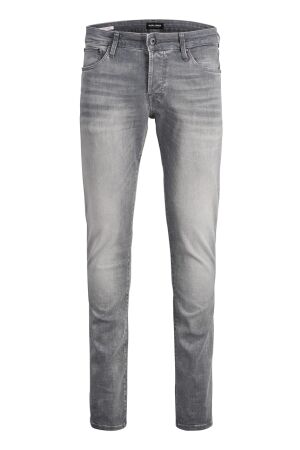 jack&jones Heren broek denim strak jack&jones 12147024 grey denim.