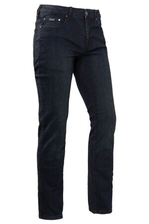 brams paris bv Heren broek denim strak brams paris bv 1.3345C90 C90 dark blue