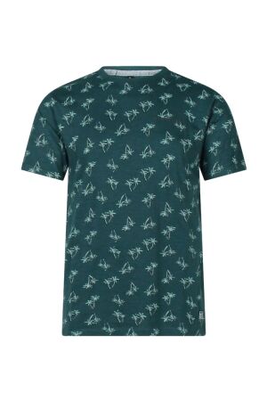 Stonecast Heren shirt km ronde hals Stonecast 494158M Z90747 as swatch smaragd