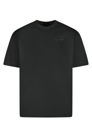 Cars jeans Heren shirt km ronde hals Cars jeans 64265 01 black
