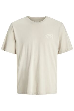 jack&jones Heren shirt km ronde hals jack&jones 12151955 MOONBEAM