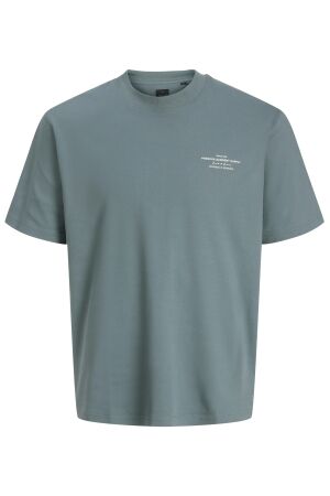 jack&jones Heren shirt km ronde hals jack&jones 12259357 goblin blue