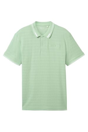 Tom Tailor Heren shirt polo km Tom Tailor 1040936 23383 paradise mint