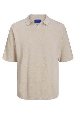 jack&jones Heren shirt polo km jack&jones 12252748 Moonbeam