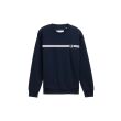 tom tailor denim  Heren trui lm ronde hals Direct leverbaar uit de webshop van www.lots-of-fashion.nl/