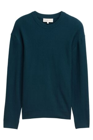 tom tailor denim Heren trui lm ronde hals tom tailor denim 1047976 21179 deep pond green