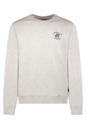Cars jeans Heren trui lm ronde hals Cars jeans 40465 53 grey melee