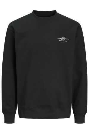 jack&jones Heren trui lm ronde hals jack&jones 12261386 BLACK BEAUTY