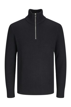 jack&jones Heren trui kraag jack&jones 12257773 BLACK